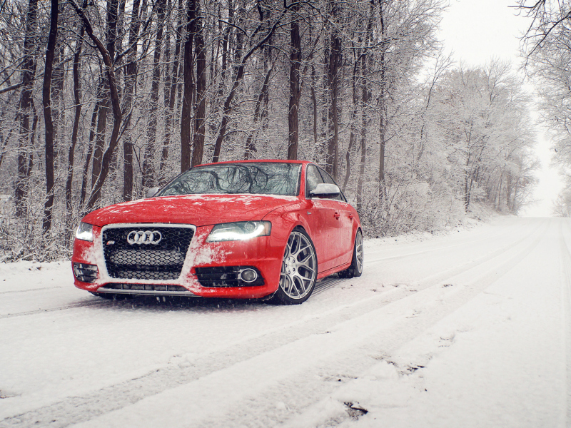 Red Audi S4 screenshot #1 800x600