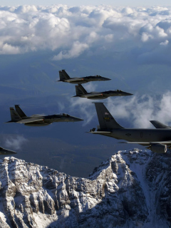 US Air Force Airplanes wallpaper 240x320