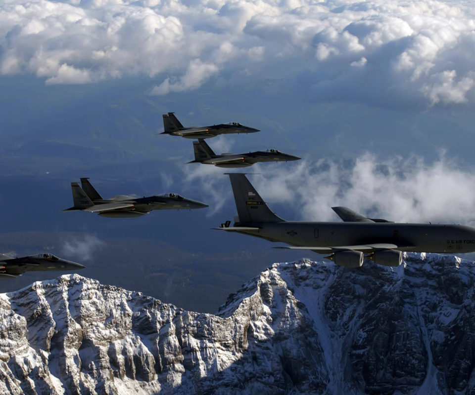 US Air Force Airplanes wallpaper 960x800
