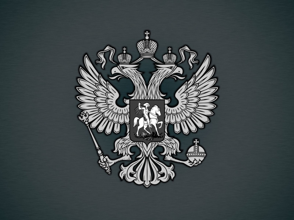 Sfondi Coat of arms of Russia 1024x768