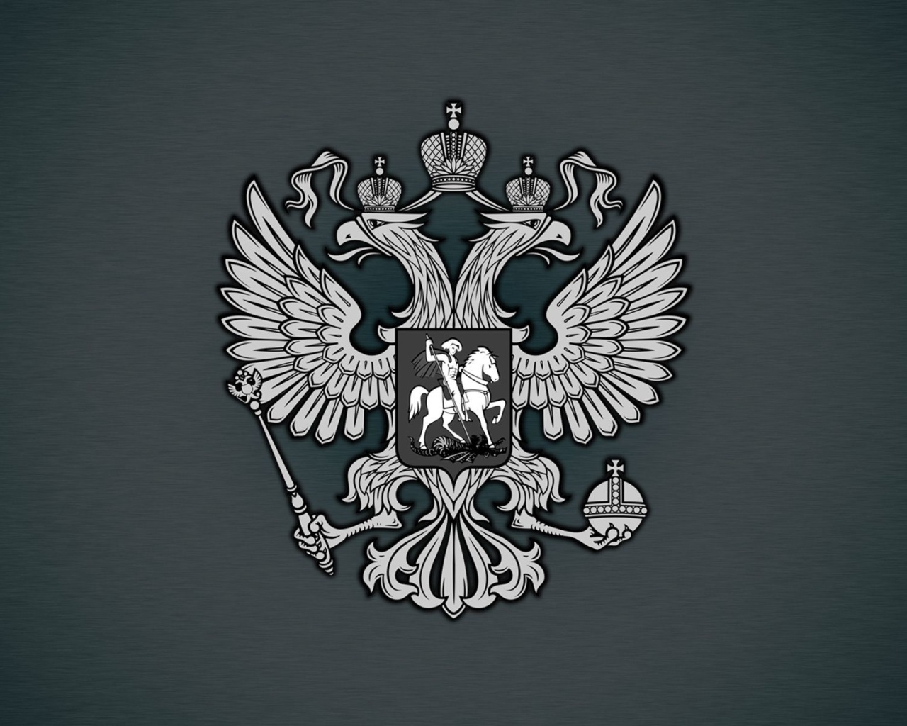 Sfondi Coat of arms of Russia 1280x1024