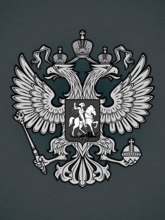 Sfondi Coat of arms of Russia 240x320