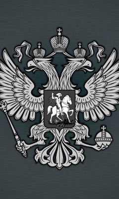 Fondo de pantalla Coat of arms of Russia 240x400
