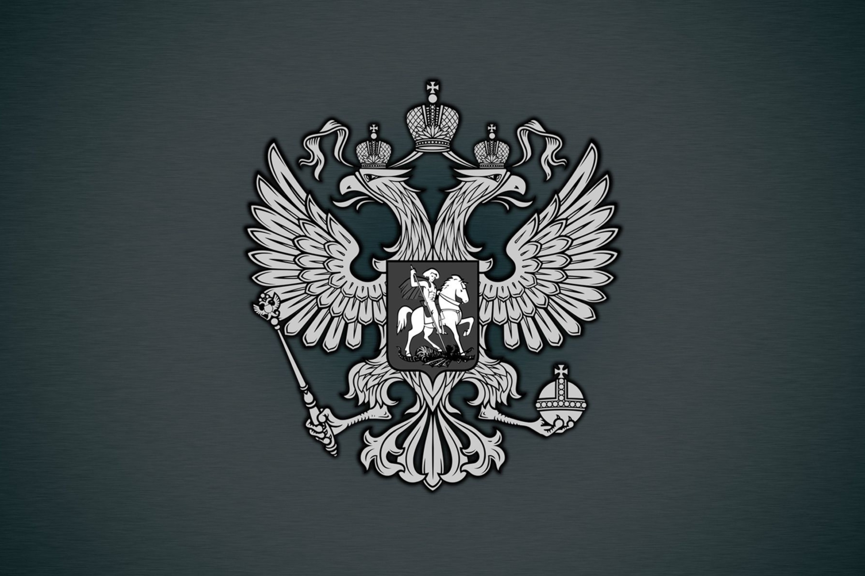 Coat of arms of Russia wallpaper 2880x1920