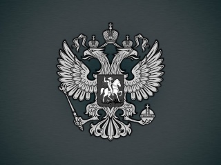 Das Coat of arms of Russia Wallpaper 320x240