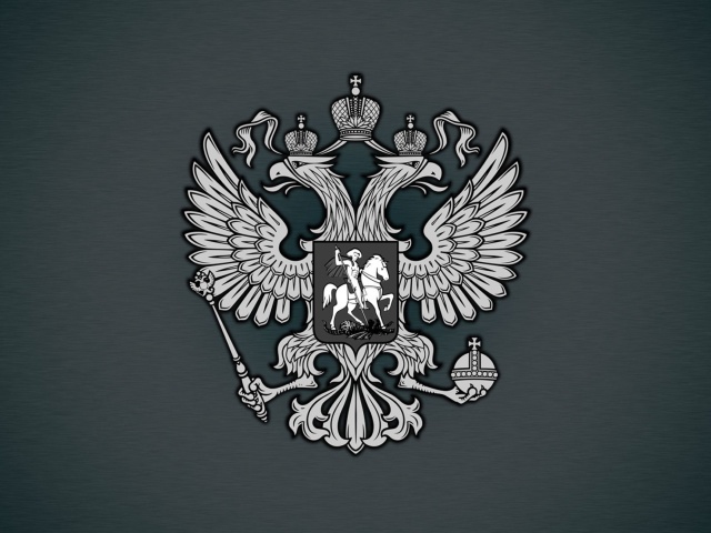 Fondo de pantalla Coat of arms of Russia 640x480