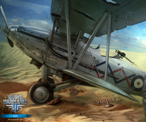 Das World of Warplanes Wallpaper 480x400