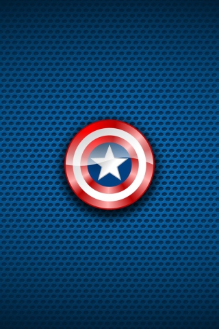 Das Captain America, Marvel Comics Wallpaper 320x480