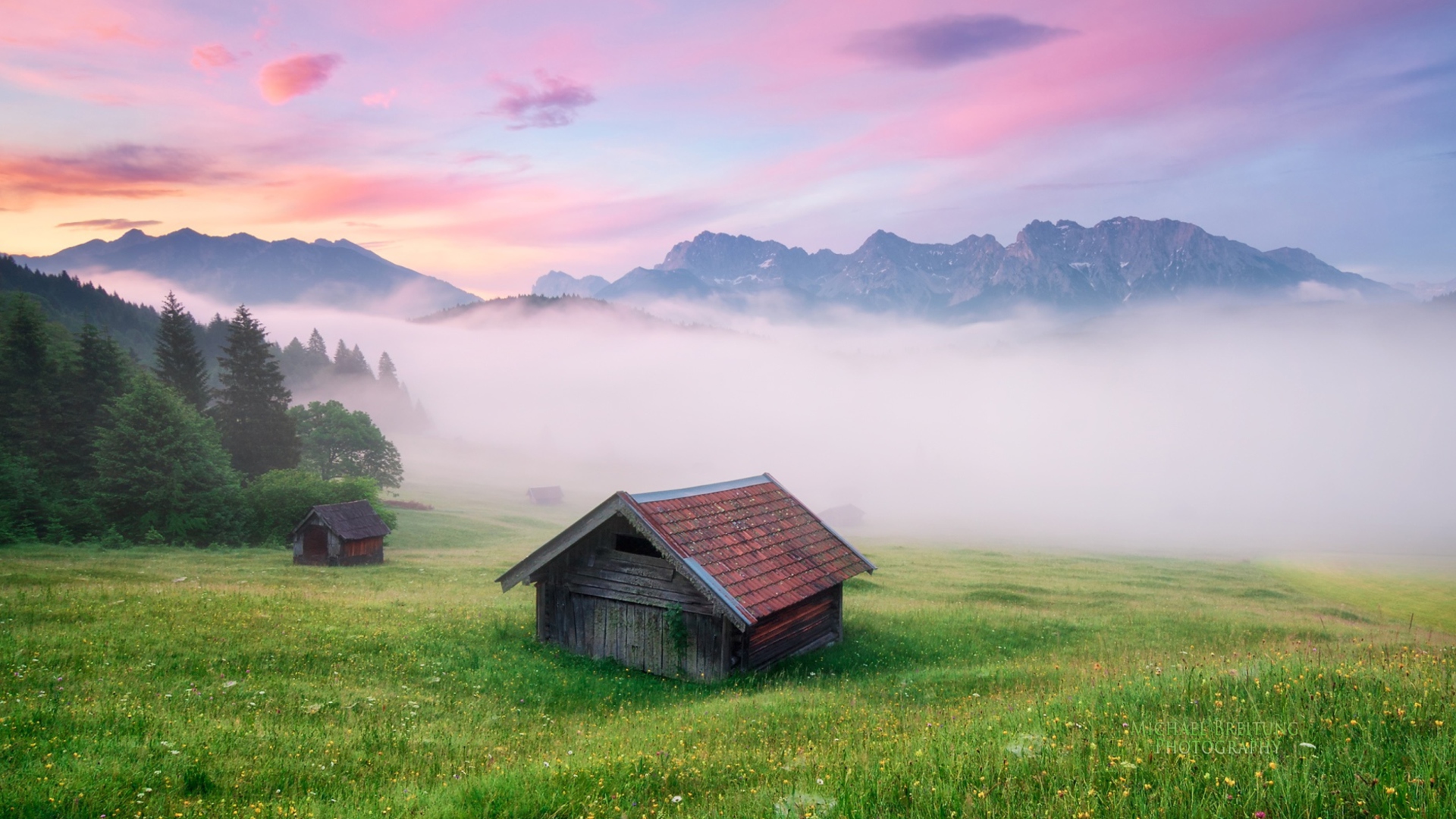 Screenshot №1 pro téma Alps Meadow Germany 1920x1080