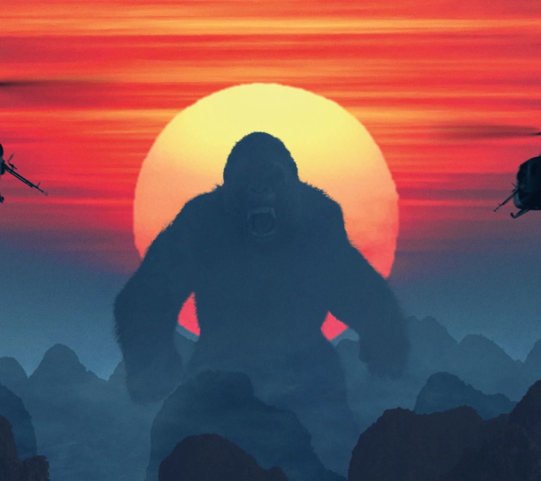 Das King Kong 2017 Wallpaper 1080x960