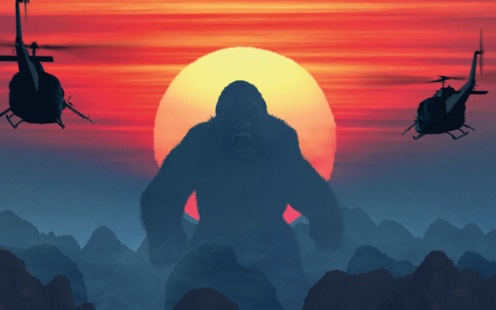 Fondo de pantalla King Kong 2017 1680x1050