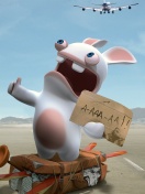 Rayman Raving Rabbids TV Party wallpaper 132x176