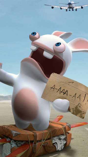 Sfondi Rayman Raving Rabbids TV Party 360x640