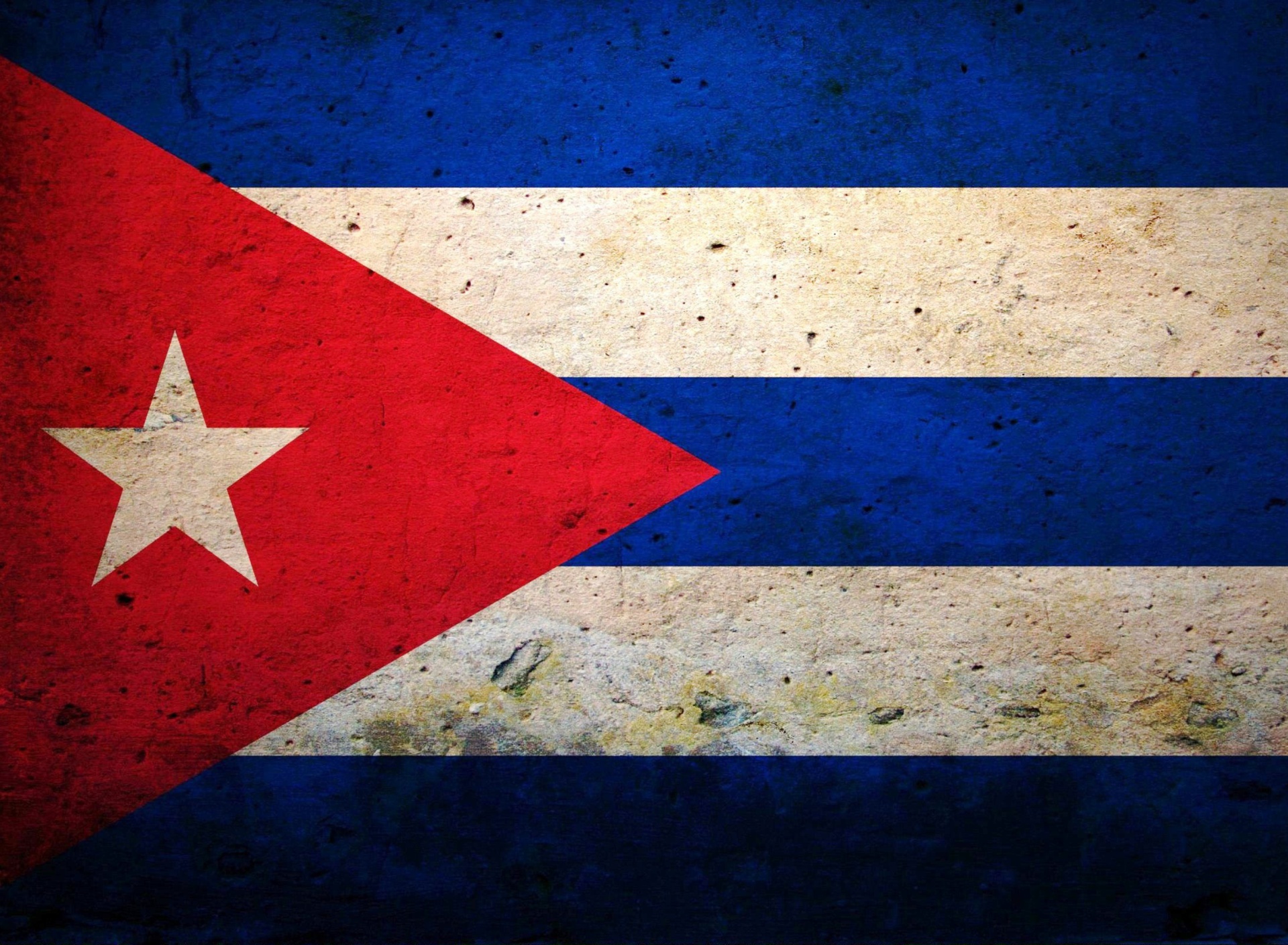 Обои Cuba Flag 1920x1408