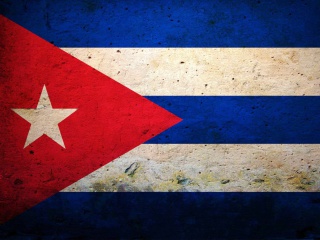 Cuba Flag wallpaper 320x240