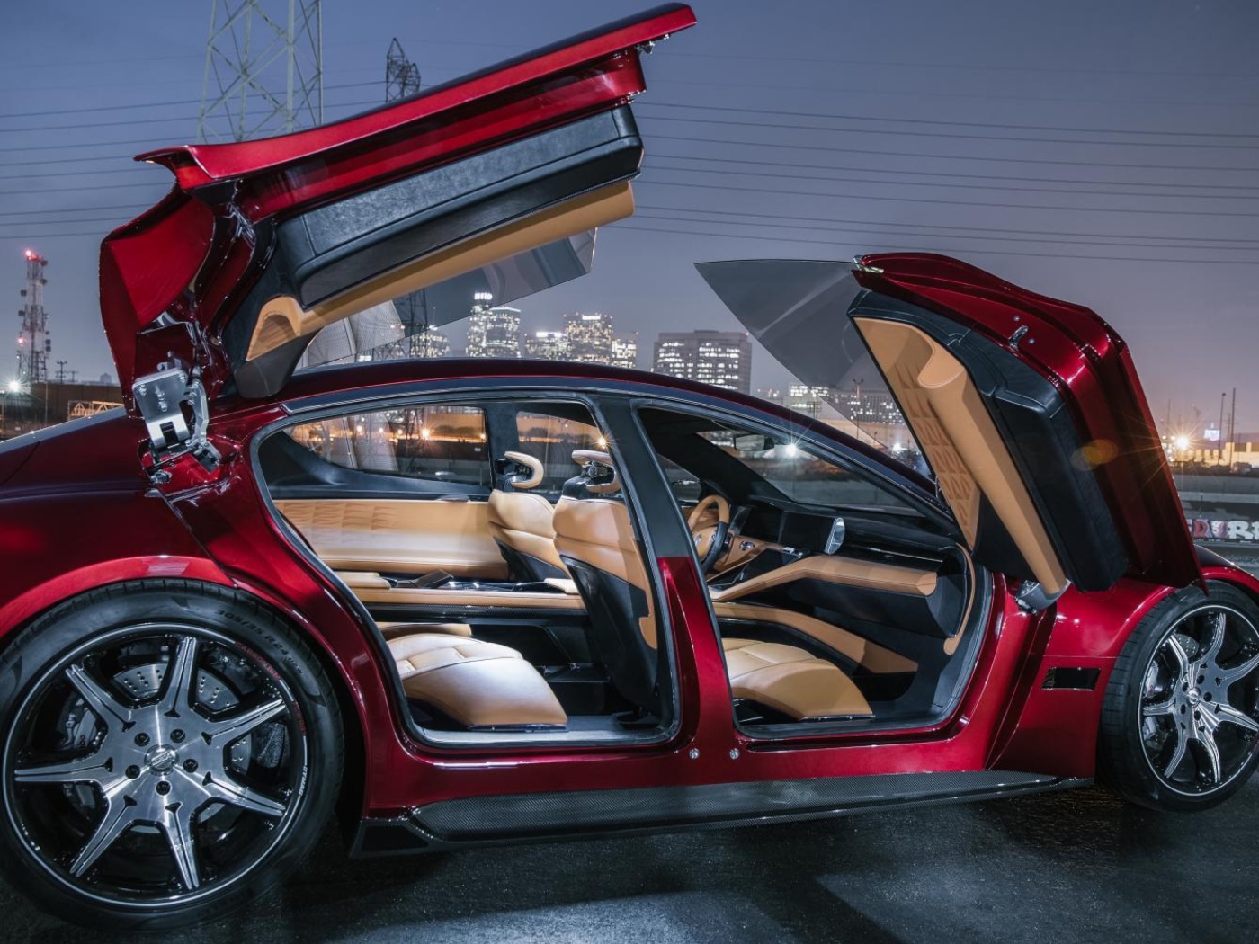 Fondo de pantalla Fisker EMotion Electric Sport Sedan 1400x1050