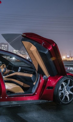 Screenshot №1 pro téma Fisker EMotion Electric Sport Sedan 240x400