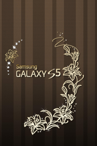 Fondo de pantalla Samsung Galaxy S5 Golden 320x480