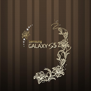 Kostenloses Samsung Galaxy S5 Golden Wallpaper für iPad mini