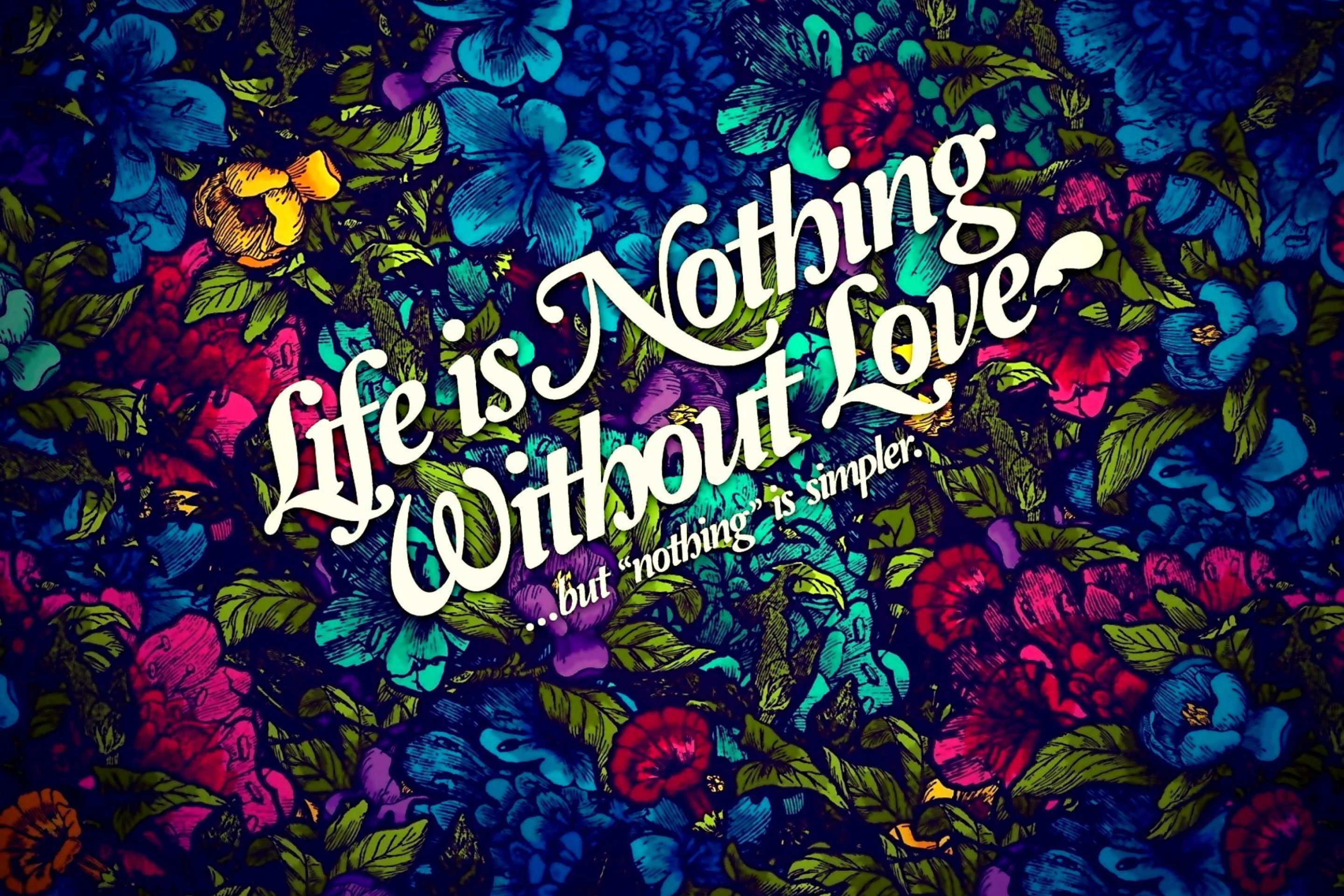 Life Is Nothing wallpaper 2880x1920