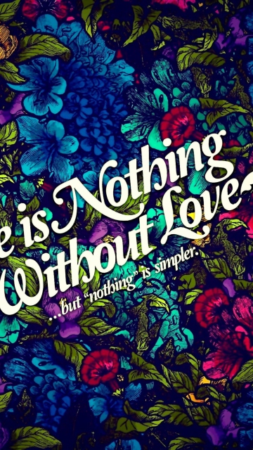 Das Life Is Nothing Wallpaper 360x640