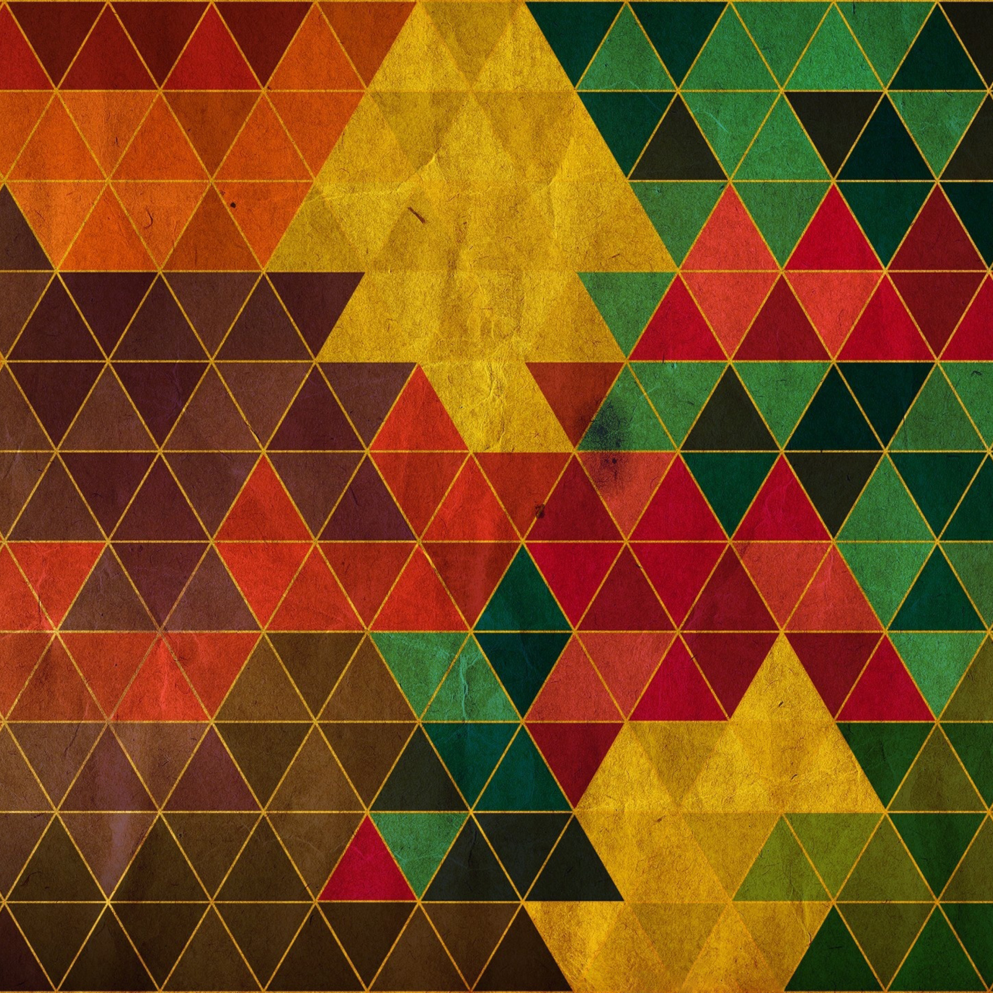 Screenshot №1 pro téma Colorful Triangles 2048x2048