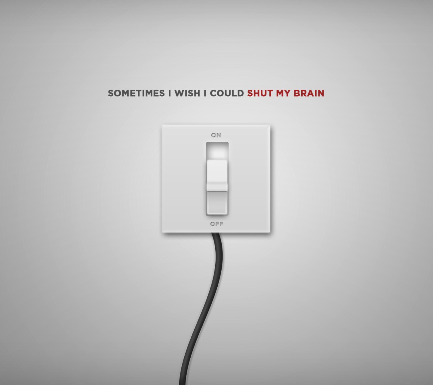 Das Shut My Brain Wallpaper 1440x1280