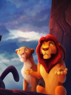 Das The Lion King Wallpaper 240x320