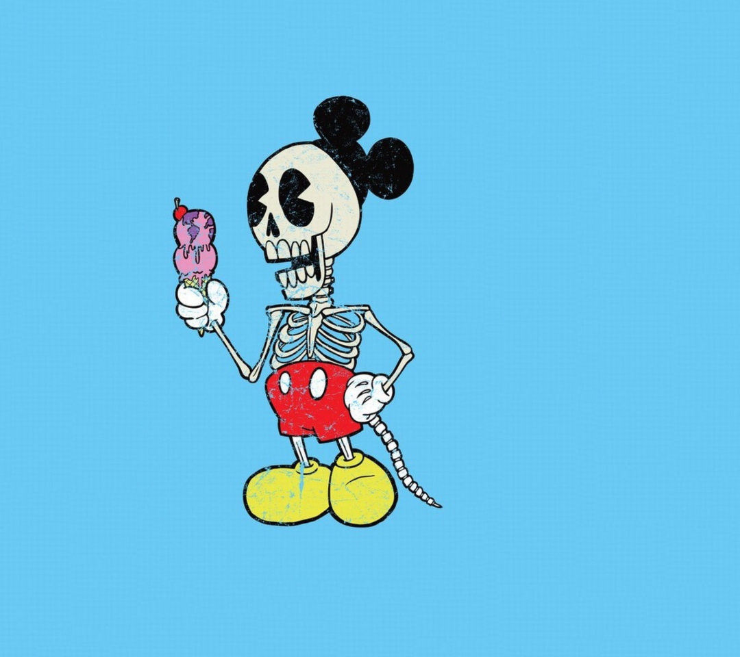 Screenshot №1 pro téma Mickey Mouse Skeleton 1080x960