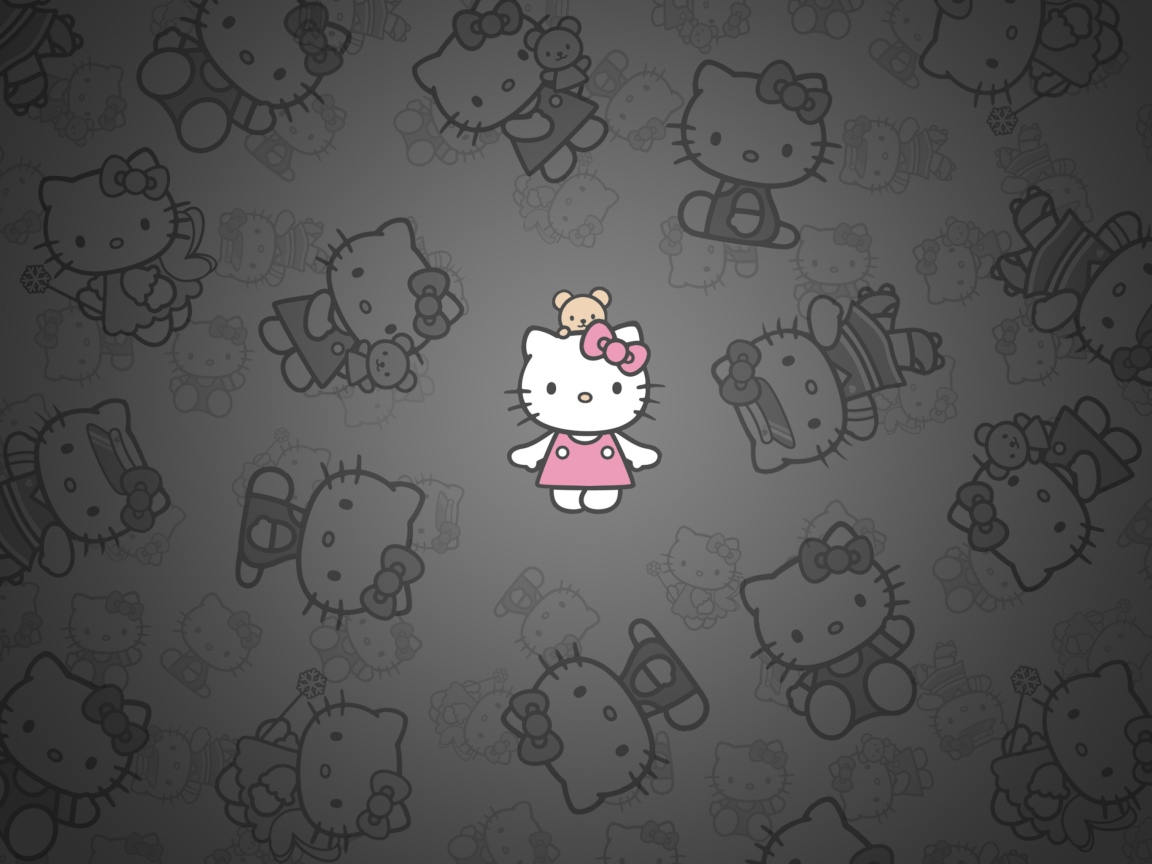 Das Hello Kitty Wallpaper 1152x864