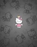 Fondo de pantalla Hello Kitty 128x160