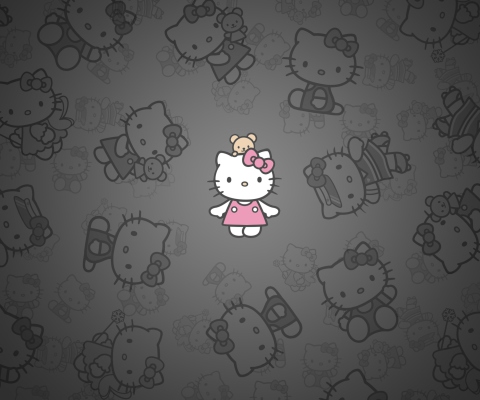 Das Hello Kitty Wallpaper 480x400