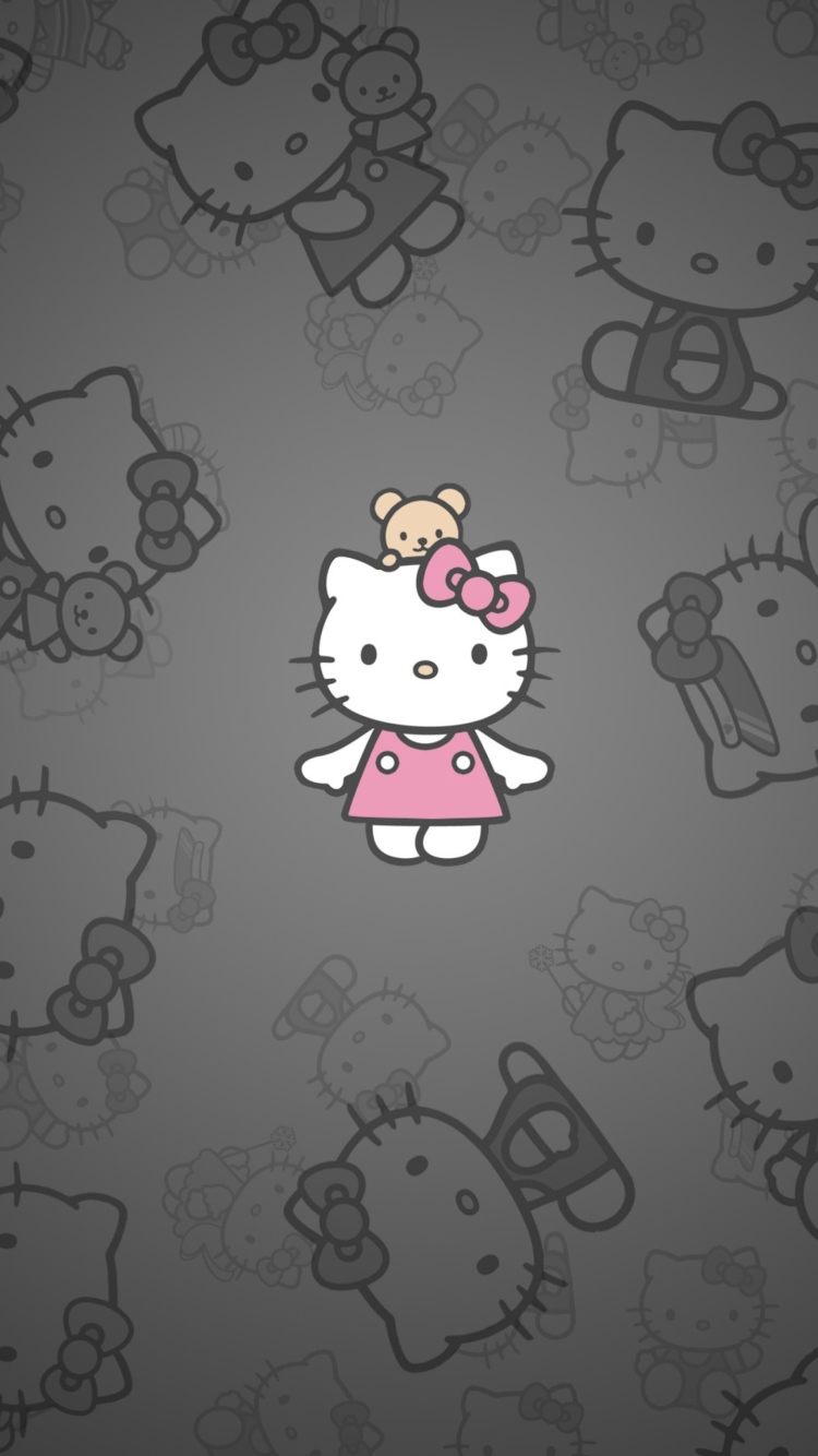 Обои Hello Kitty 750x1334