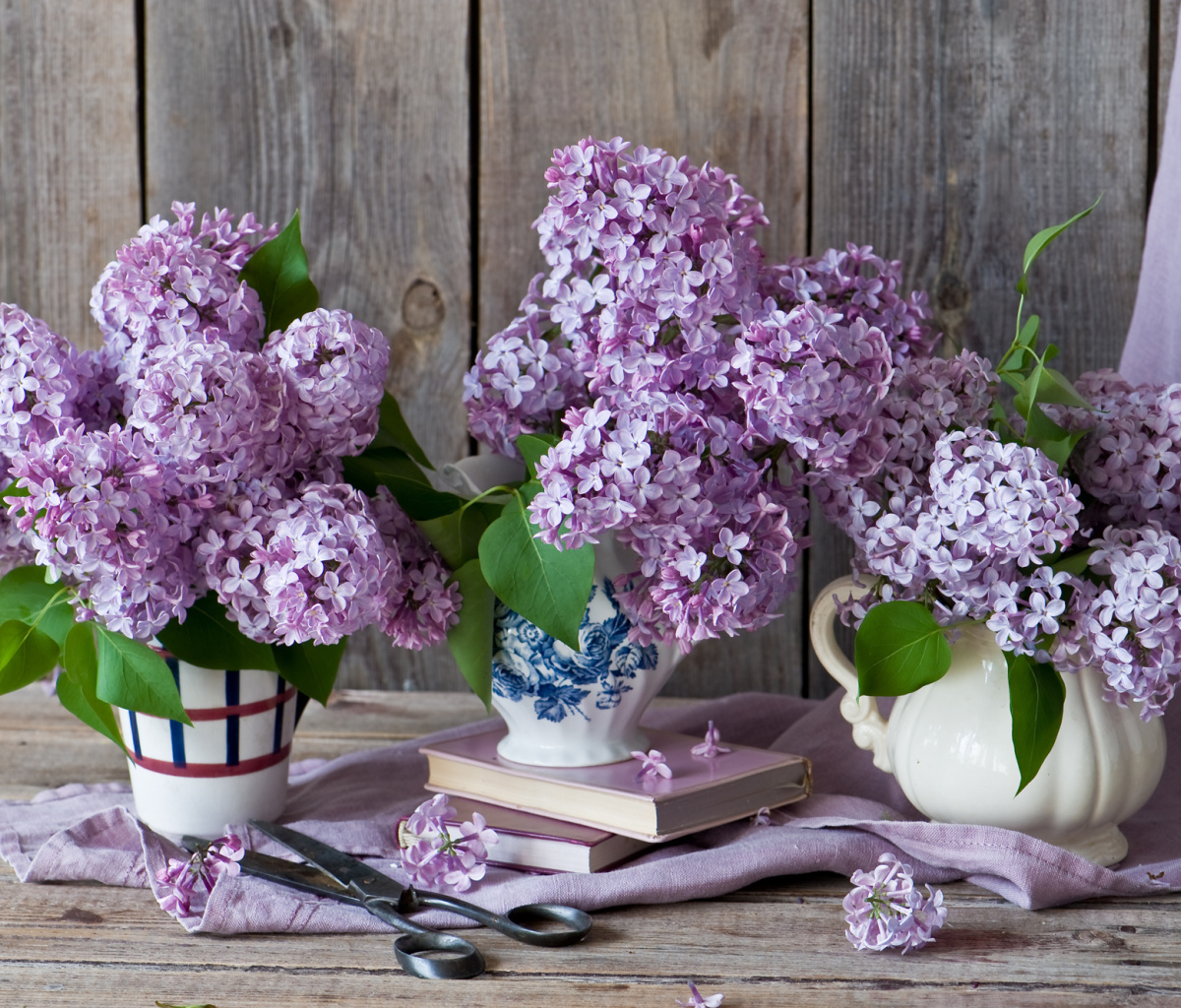 Lilac Bouquet wallpaper 1200x1024