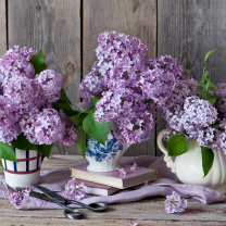 Das Lilac Bouquet Wallpaper 208x208