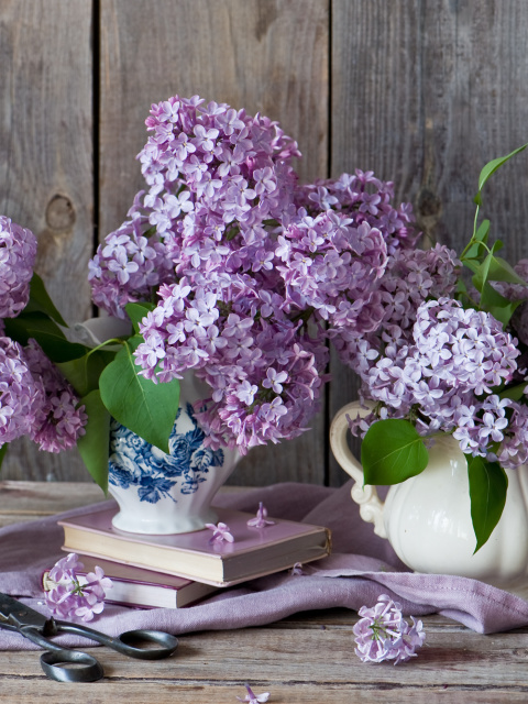 Обои Lilac Bouquet 480x640