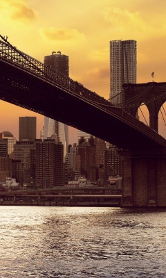 Sfondi Brooklyn Bridge 240x400