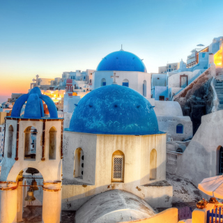 Greece, Santorini - Fondos de pantalla gratis para 1024x1024