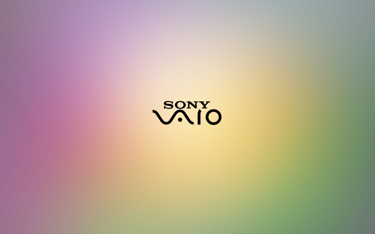 Screenshot №1 pro téma Sony Vaio Logo Purple 1280x800