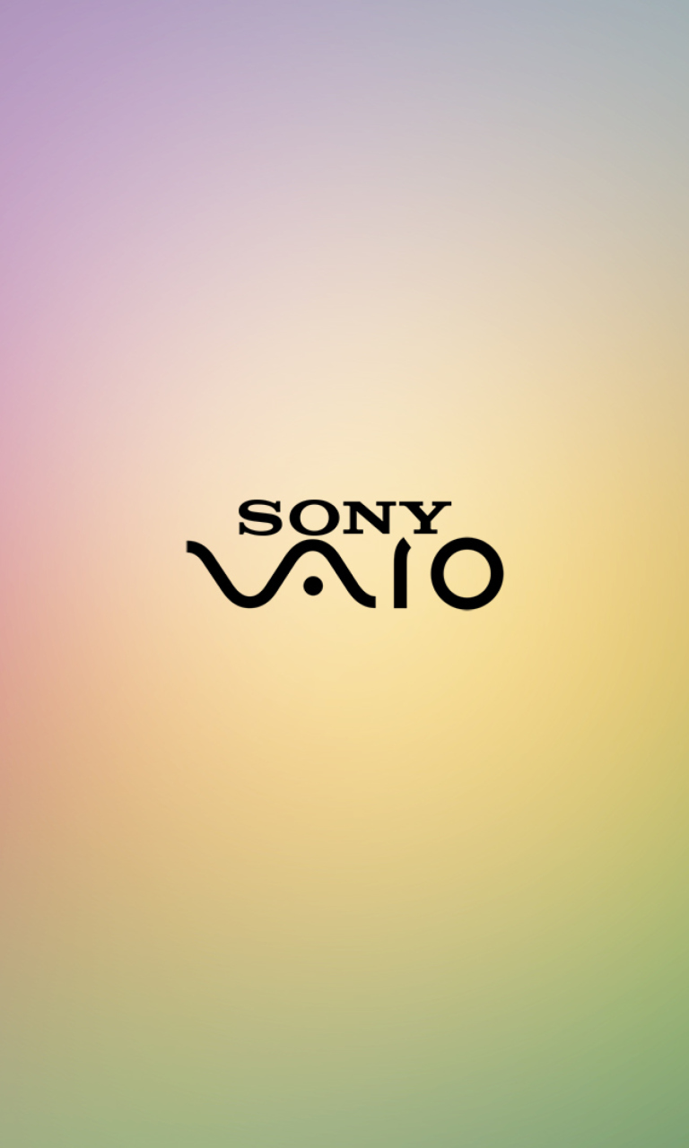 Das Sony Vaio Logo Purple Wallpaper 768x1280