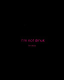 Fondo de pantalla Im not Drunk Im Okay 128x160
