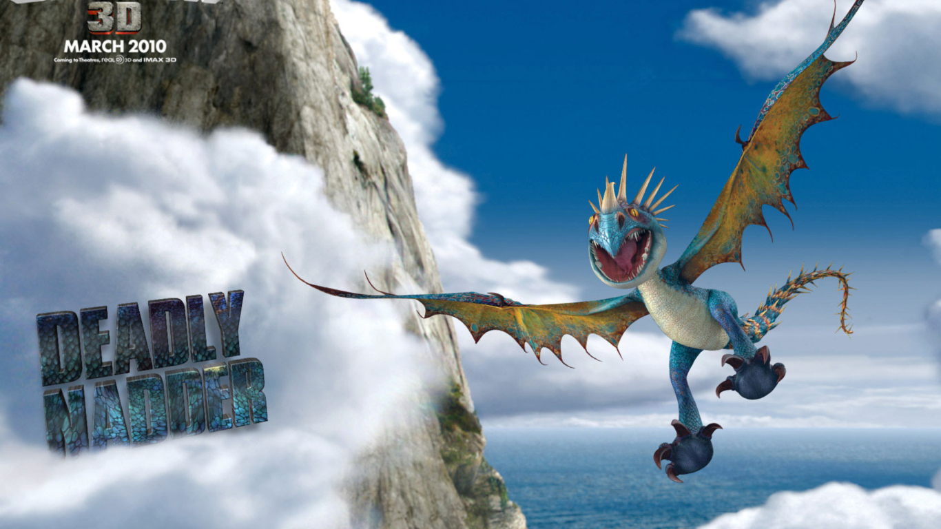 Screenshot №1 pro téma How to Train Your Dragon 1366x768