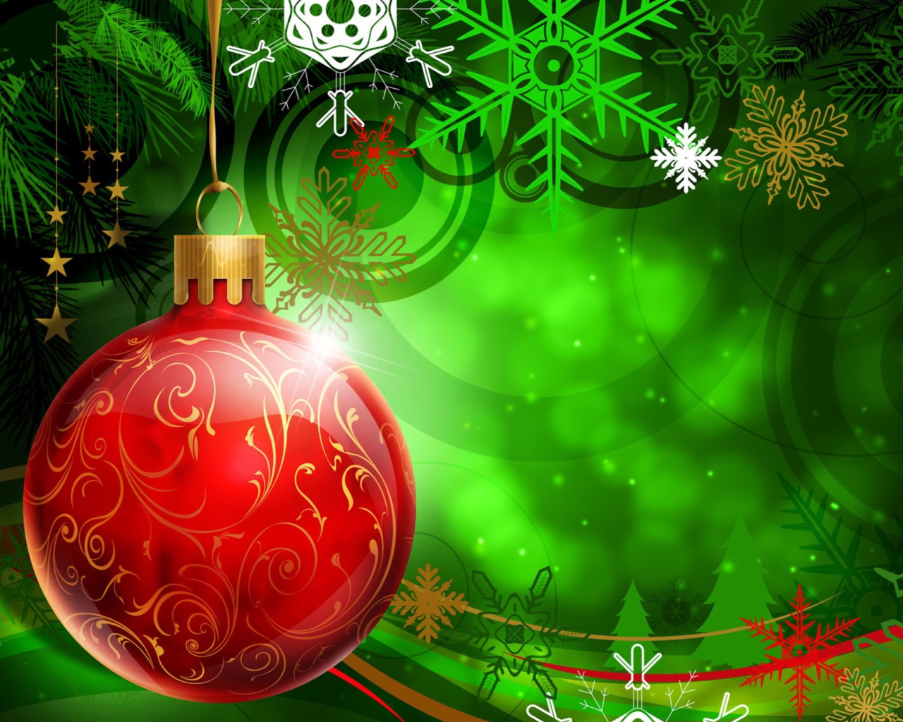 Screenshot №1 pro téma Christmas Spirit 1280x1024