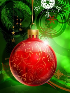 Screenshot №1 pro téma Christmas Spirit 240x320