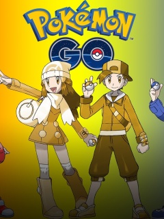 Обои Pokemon Go WP 240x320