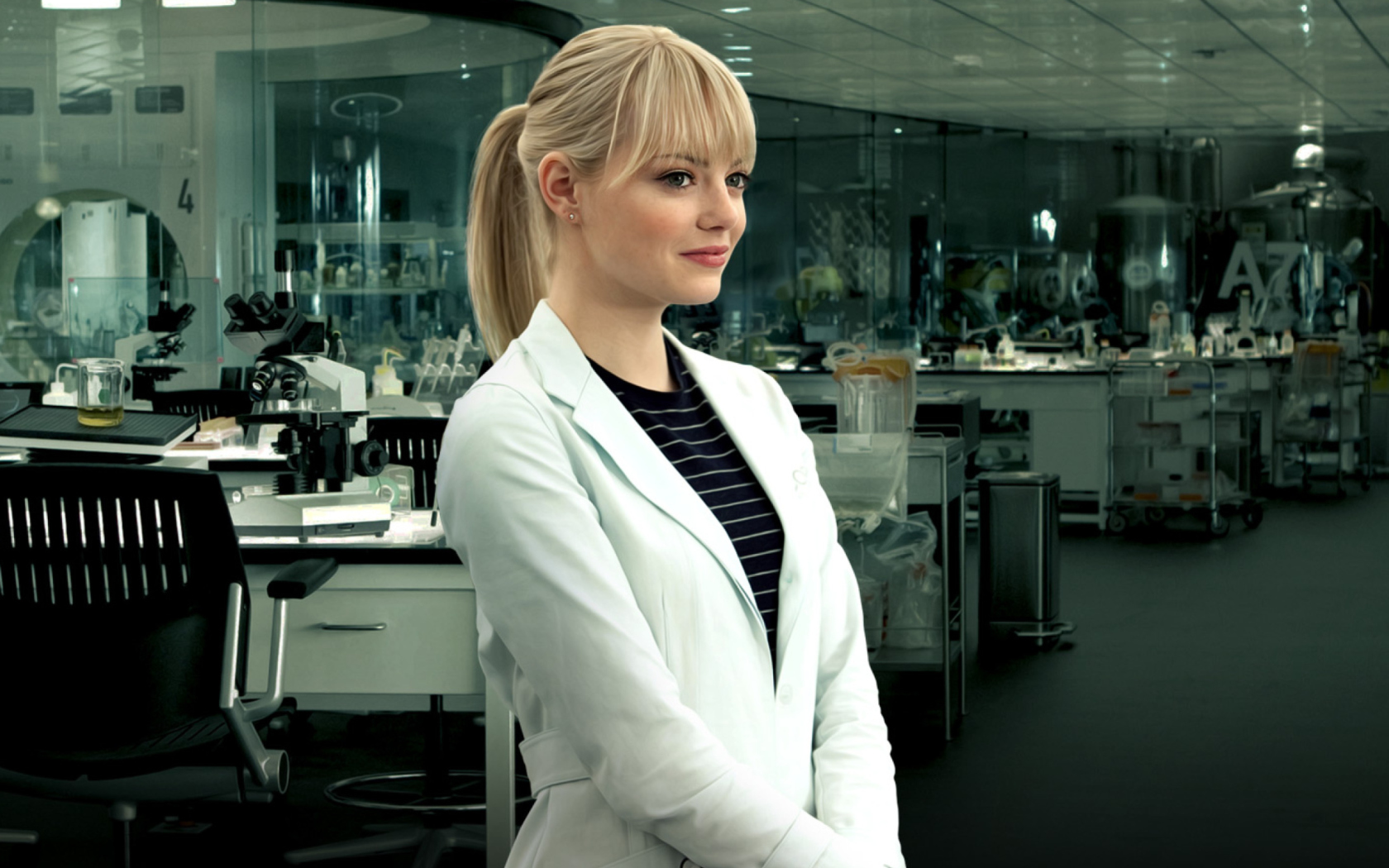 Screenshot №1 pro téma Emma Stone As Gwen Stacy 1680x1050