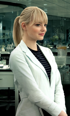 Screenshot №1 pro téma Emma Stone As Gwen Stacy 240x400