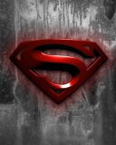 Fondo de pantalla Superman Logo 128x160