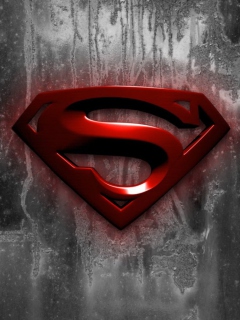 Fondo de pantalla Superman Logo 240x320