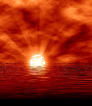 Red Sunset - Obrázkek zdarma pro 132x176